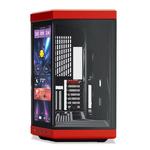 HYTE Y70 Touch infinite ATX корпус — Black Cherry черно-красный 2