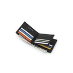 Мужской кожаный кошелек с блокировкой RFID - Черный 5