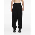 pleated-detail trousers 1