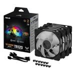 ASUS TUF Gaming TR120 ARGB 120mm вентилятор - Black черный (Triple Pack тройная упаковка) 5