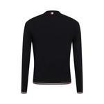 Свитеры Thom Browne Rib Stitch Crewneck Pullover In Merino Wool With RWB Stripe 'Navy' 2