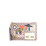 Клатч Courrier Pouch GG Coated Canvas with Applique 1