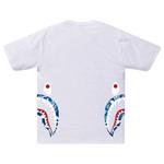 Футболки BAPE ABC Camo Side Shark Tee 'White/Blue' 2