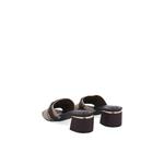 Brown CR MonoCharm каблучные сандалии 4