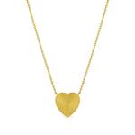 Колье Heart из желтого золота 1