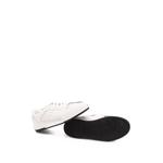 logo-embossed perforated leather sneakers 4