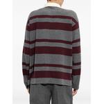 Rugby striped long-sleeve polo sweater 4