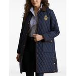 quilted crest-patch jacket 2