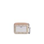 Coach Zip Signature Canvas Card Case в песочном таупе CW883 2