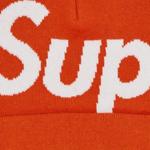 Шапки-бини Supreme Big Logo Beanie 'Orange' 3