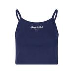 logo-print cropped camisole 1