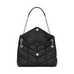 Сумки через плечо Saint Laurent Puffer Small Bag 'Black' 3
