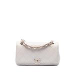 Большая сумка через плечо Quilted Lambskin Twist Chain Enamel CC Flap (2020 год) 1