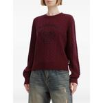 cable-knit embroidered sweater 2