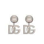 Серьги-клипсы KIM DOLCE&GABBANA с логотипом DG 1
