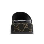 Слайды Gucci Wmns GG Lame Platform Slide Sandal 'Black' 7