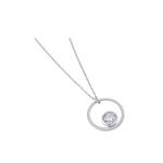 LITZ 18K Белое золото Бриллиантовое колье C-CD00141-H 3