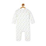 The Mom Store Magic Bow Детский комбинезон на молнии - Белый 2