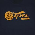 Футболки с коротким рукавом Supreme Records Tee 'Navy' 2
