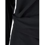 twist-detail asymmetric dress 3