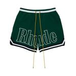 Плавки Rhude Шорты для плавания с логотипом Basketball «Forest Green/Black/White» 1