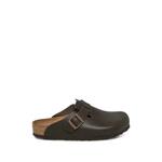 Boston leather flat mules 1