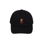 Бейсболки-защелки BAPE Ape Head Panel Cap 'Black' 1