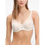 Legend embroidered mesh-panel bra 1