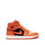 Кроссовки Air Jordan 1 Mid SE Orange/Black 1