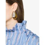 Silver and Gold Pearl XL earring 2