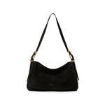 medium Liliane suede bag with buckles 1