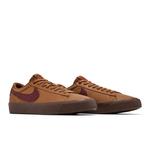 Повседневный скейтбординг Nike Zoom Blazer Low Pro GT SB 'Light British Tan Dark Team Red' 8