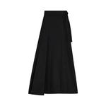 Юбка Phoebe Philo Long Pleated Wrap Skirt 'Черный' 1
