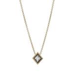 Колье The Bezel из желтого золота с бриллиантами 1