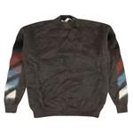 Свитеры Off-White Diag Brush Mohair Crewneck 'Grey' 1
