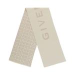 Шарф Givenchy Reversible Logo Wool Scarf 'Белый' 2