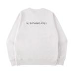 Свитшоты BAPE Ape Head Moon Crewneck 'Белый' 2