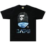 Футболки BAPE Space Camo Ape Head Tee 'Black' 1