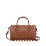 Rockstud grainy calfskin handbag 1