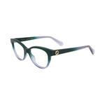 Очки Gucci Cat Eye-Frame Acetate Optical Frames «Green Green Transparent» 2