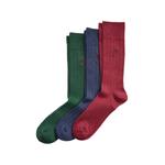 Pony-motif ribbed-knit socks (set of three) 1