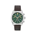 Часы Versace Athletic Chrono Leather Strap 'Нержавеющая сталь' 1