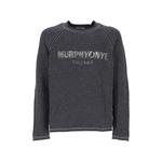 logo-print ribbed-knit sweater 1
