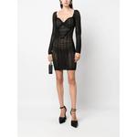 open-knit bustier minidress 2