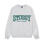 Топы Stussy Burly Threads Crew 'Серый' 1