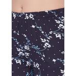 Clovia Pretty Florals Топ и пижамный комплект в синем цвете - Rayon 6