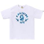 Топы BAPE ABC Camo Sta College Tee 'White/Blue' 1