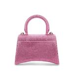 Сумка через плечо Hourglass Top Handle Bag Suede with Crystals XS 2
