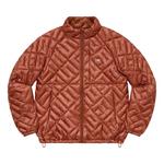 Пуховики Supreme Spellout Quilted Lightweight Down Jacket 'Rust' 1