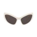 Солнцезащитные очки Balenciaga Cat Eye-Frame Bio Injection «Ivory/Grey» 1